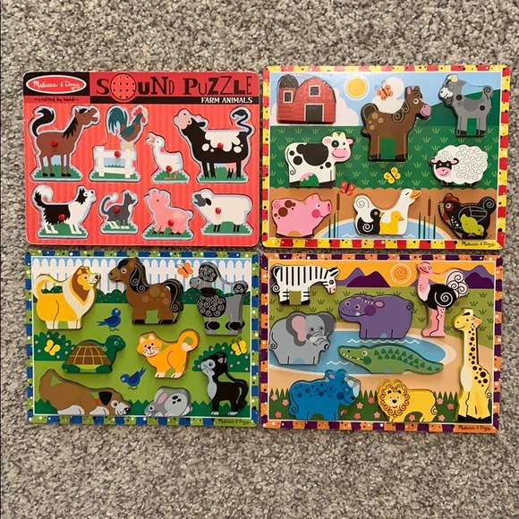 MELISSA + DOUG | kids puzzle bundle (4) - Picture 2 of 6